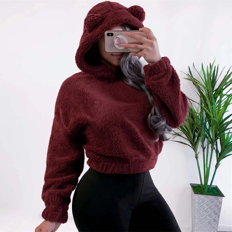 Cute Bear Warm Hoodie